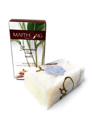 Turmeric Soap Maithong Thai brand natural herb soap